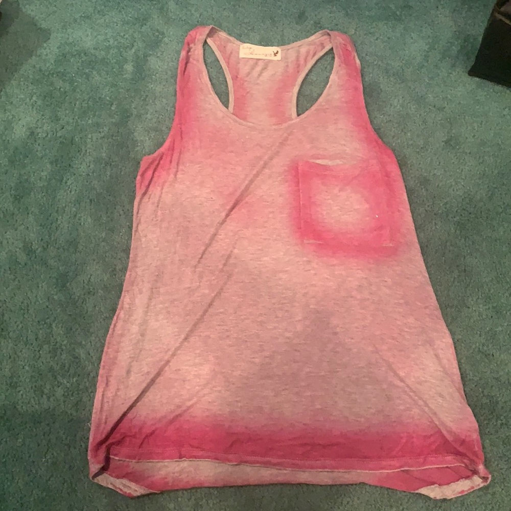 Medium pink and grey Vintage Havana tank